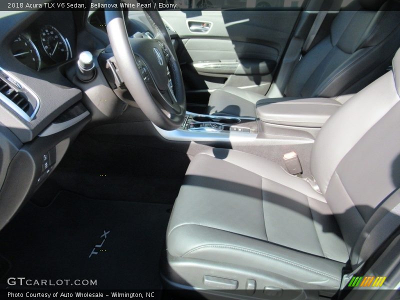 Bellanova White Pearl / Ebony 2018 Acura TLX V6 Sedan