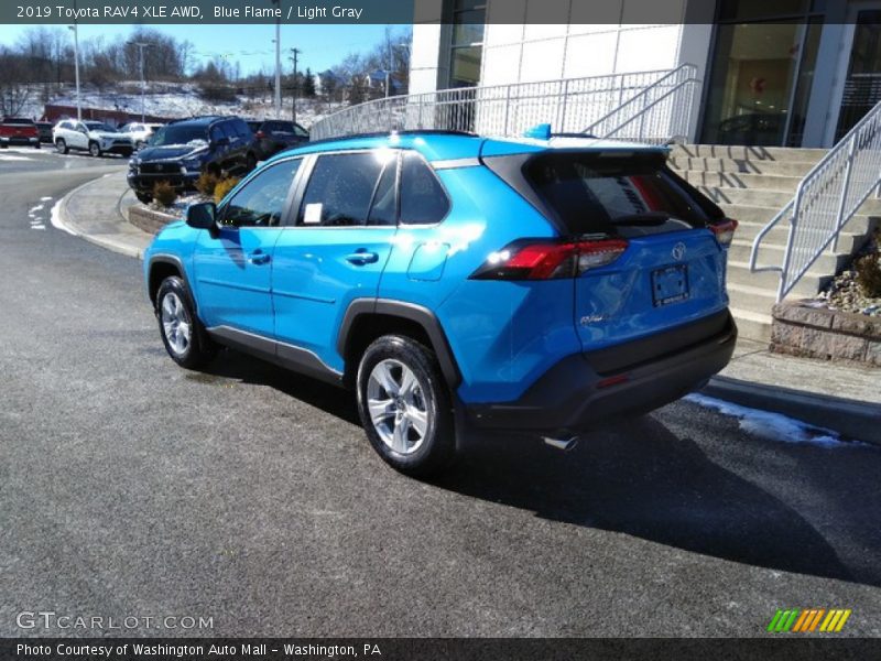 Blue Flame / Light Gray 2019 Toyota RAV4 XLE AWD