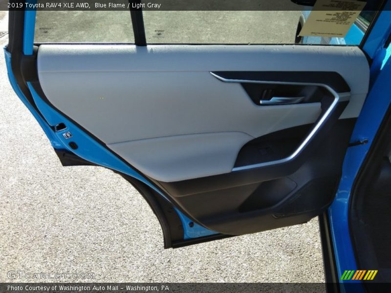 Blue Flame / Light Gray 2019 Toyota RAV4 XLE AWD