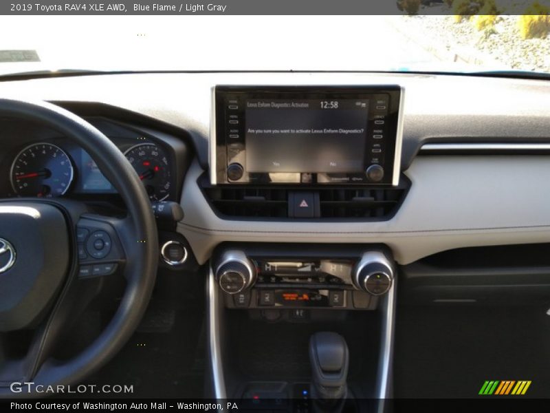 Blue Flame / Light Gray 2019 Toyota RAV4 XLE AWD