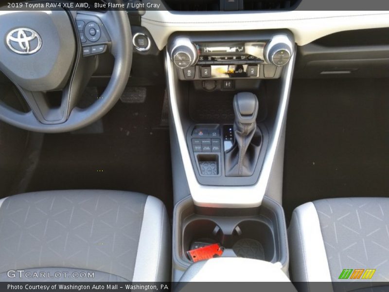 Blue Flame / Light Gray 2019 Toyota RAV4 XLE AWD