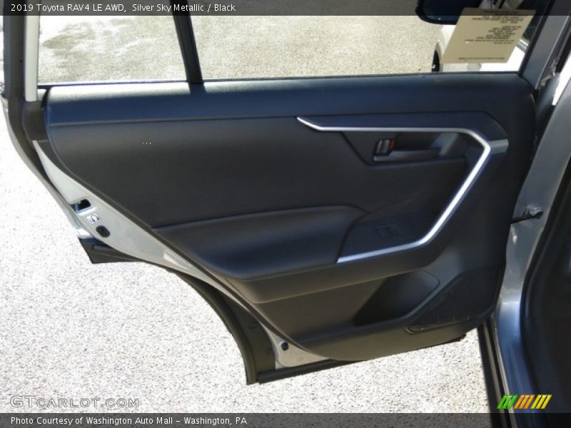 Silver Sky Metallic / Black 2019 Toyota RAV4 LE AWD
