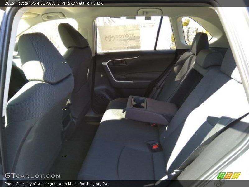 Silver Sky Metallic / Black 2019 Toyota RAV4 LE AWD