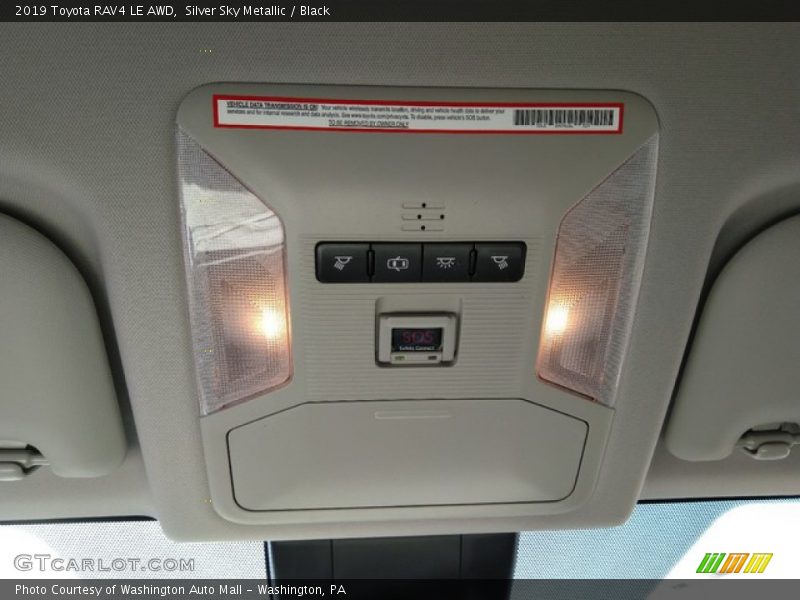 Silver Sky Metallic / Black 2019 Toyota RAV4 LE AWD