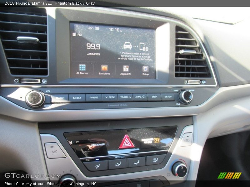 Phantom Black / Gray 2018 Hyundai Elantra SEL