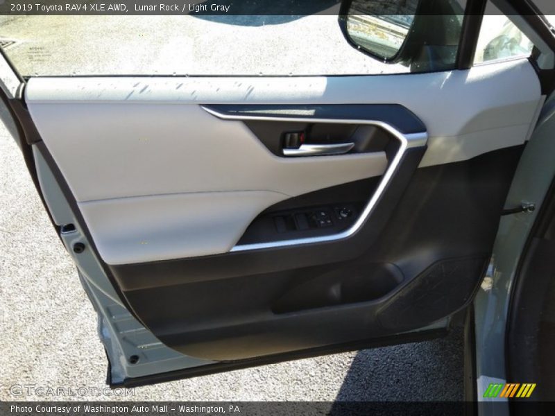 Lunar Rock / Light Gray 2019 Toyota RAV4 XLE AWD