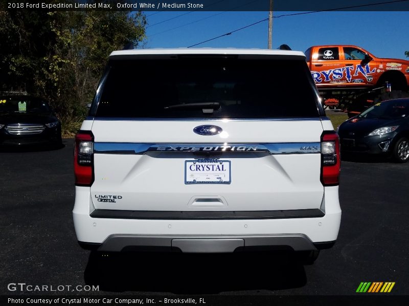 Oxford White / Medium Stone 2018 Ford Expedition Limited Max