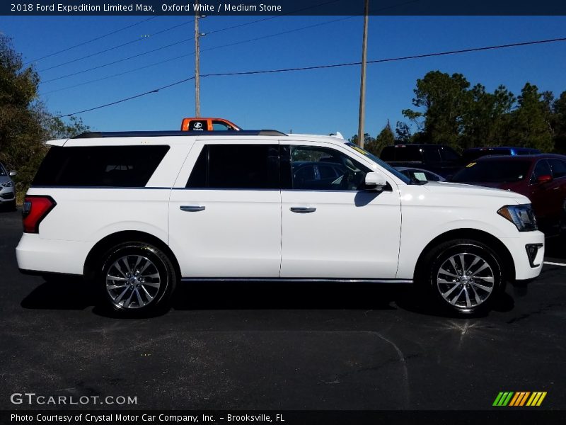 Oxford White / Medium Stone 2018 Ford Expedition Limited Max