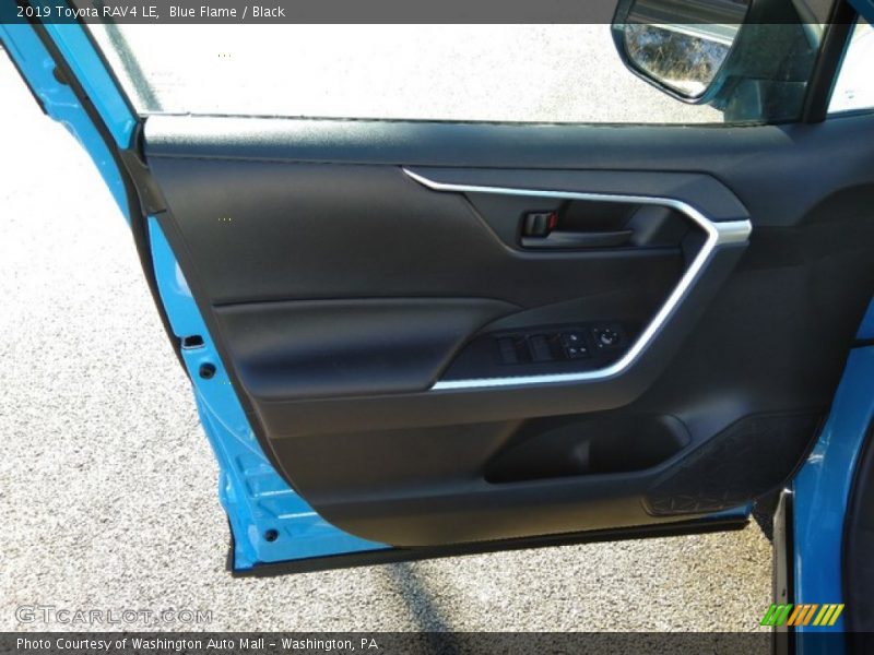Blue Flame / Black 2019 Toyota RAV4 LE