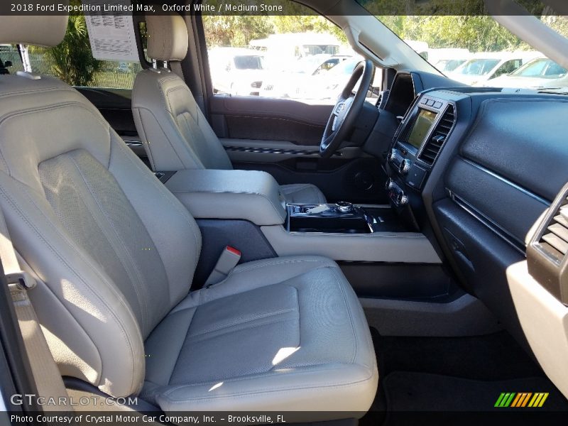 Oxford White / Medium Stone 2018 Ford Expedition Limited Max