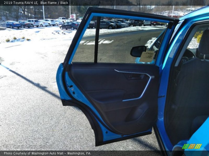 Blue Flame / Black 2019 Toyota RAV4 LE