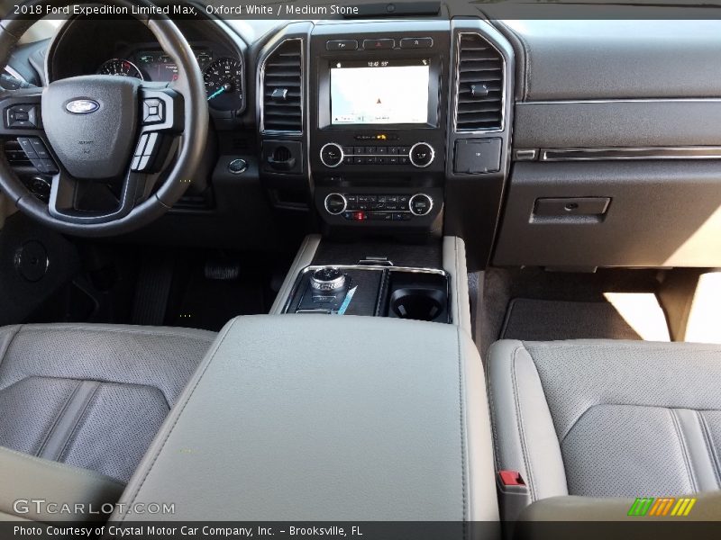 Oxford White / Medium Stone 2018 Ford Expedition Limited Max