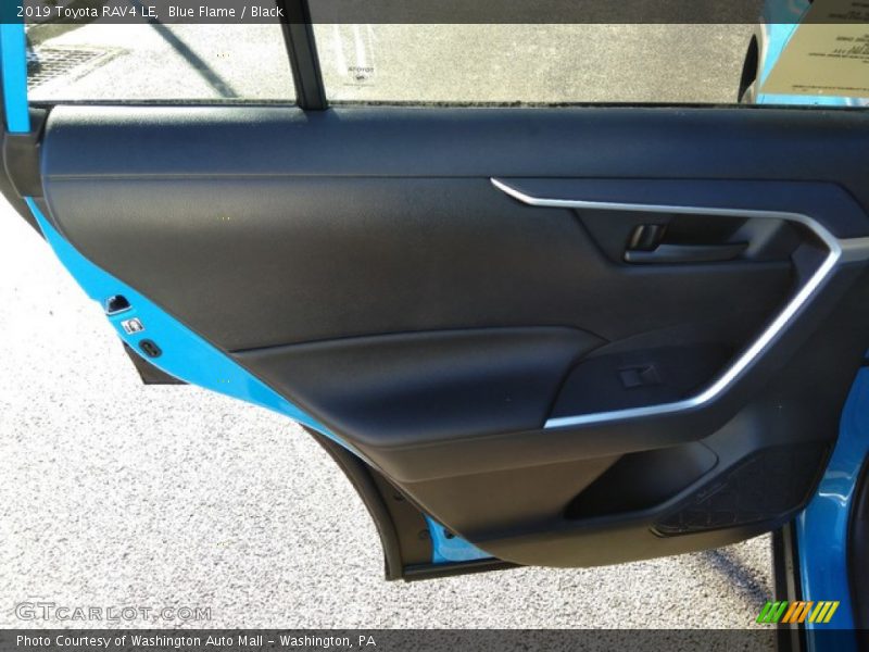 Blue Flame / Black 2019 Toyota RAV4 LE