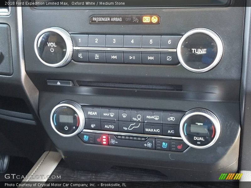 Oxford White / Medium Stone 2018 Ford Expedition Limited Max
