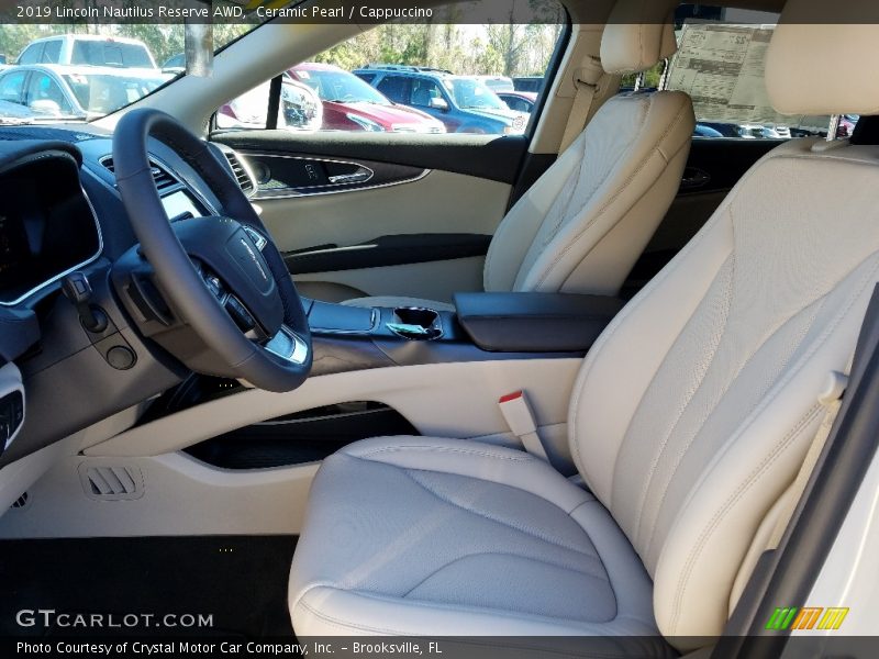 Front Seat of 2019 Nautilus Reserve AWD