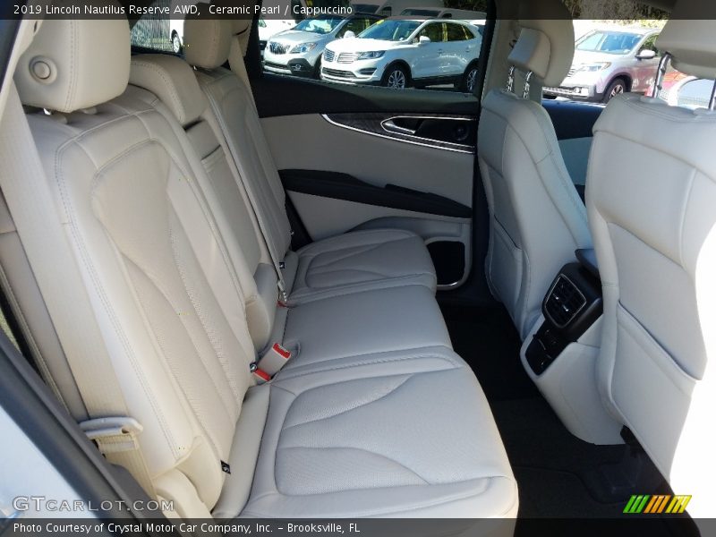 Ceramic Pearl / Cappuccino 2019 Lincoln Nautilus Reserve AWD