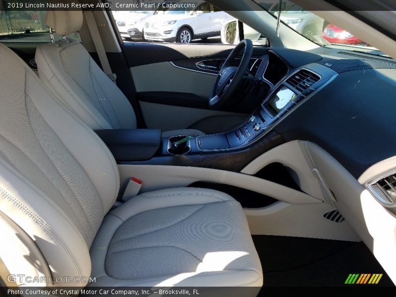 Ceramic Pearl / Cappuccino 2019 Lincoln Nautilus Reserve AWD