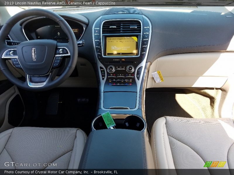 Ceramic Pearl / Cappuccino 2019 Lincoln Nautilus Reserve AWD
