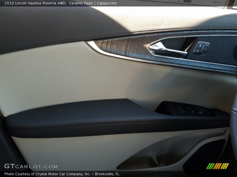 Ceramic Pearl / Cappuccino 2019 Lincoln Nautilus Reserve AWD