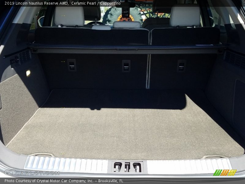 Ceramic Pearl / Cappuccino 2019 Lincoln Nautilus Reserve AWD