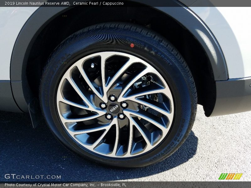 Ceramic Pearl / Cappuccino 2019 Lincoln Nautilus Reserve AWD