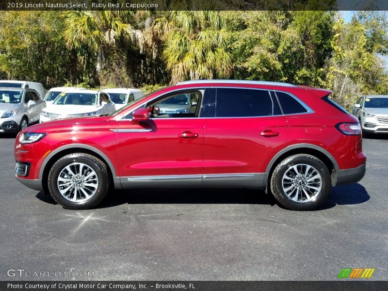 Ruby Red / Cappuccino 2019 Lincoln Nautilus Select