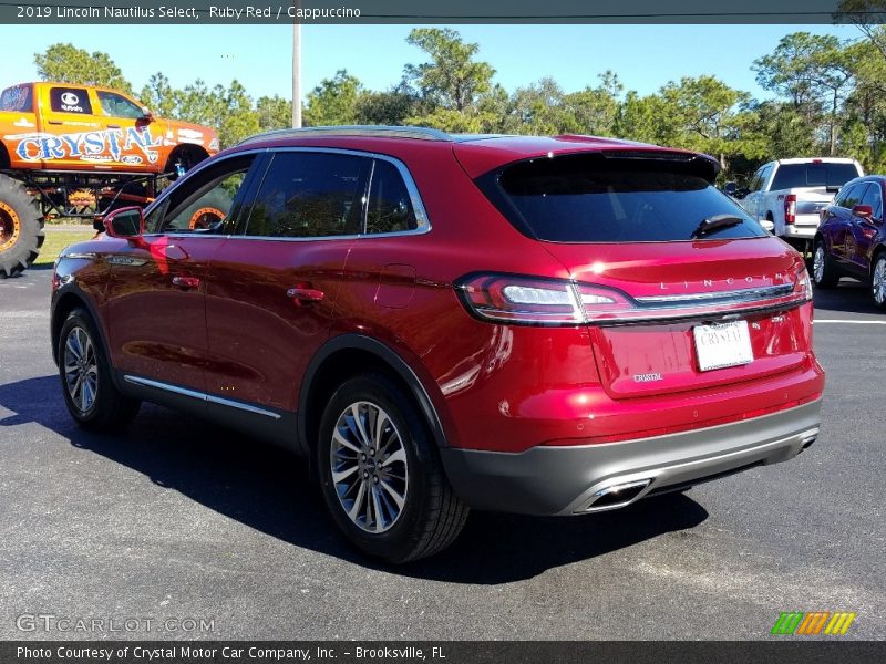 Ruby Red / Cappuccino 2019 Lincoln Nautilus Select