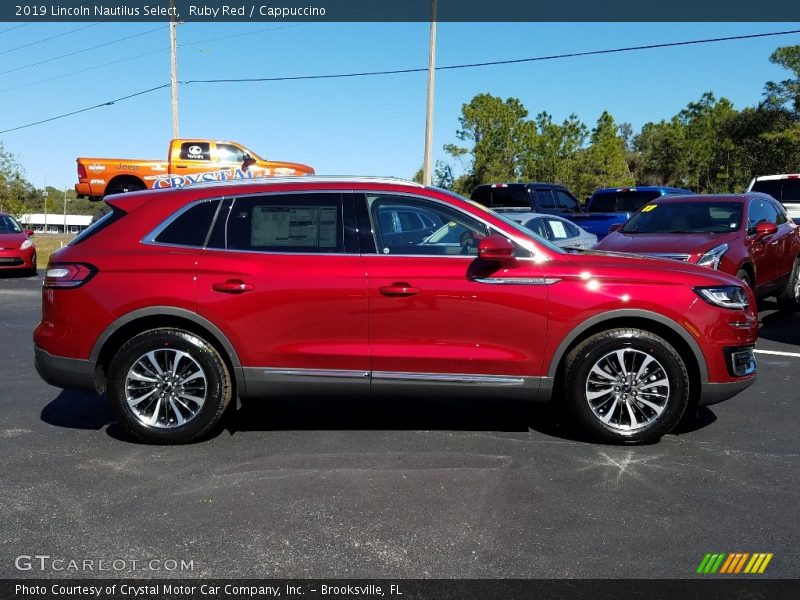 Ruby Red / Cappuccino 2019 Lincoln Nautilus Select