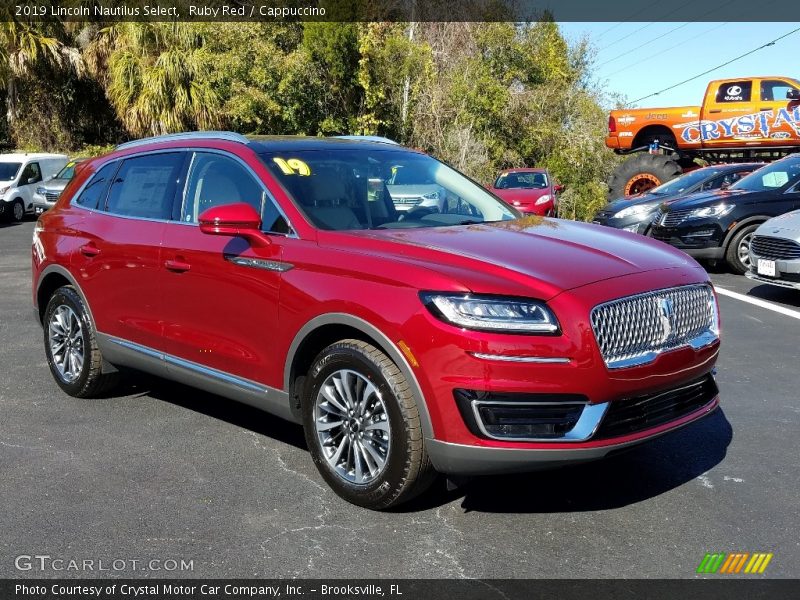 Ruby Red / Cappuccino 2019 Lincoln Nautilus Select