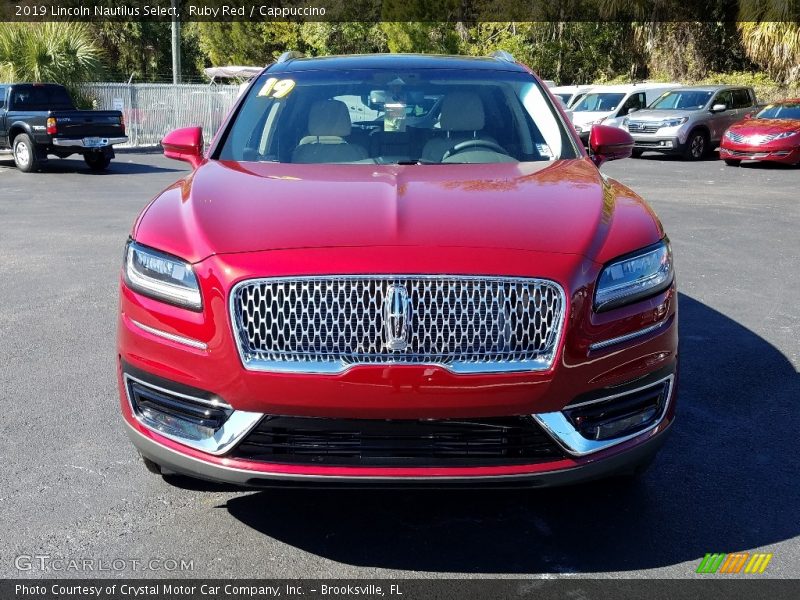 Ruby Red / Cappuccino 2019 Lincoln Nautilus Select