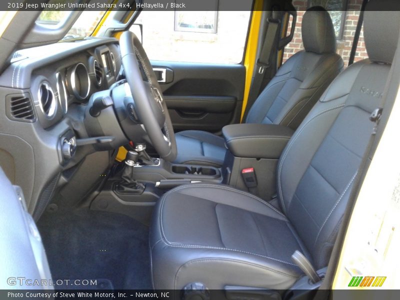 Hellayella / Black 2019 Jeep Wrangler Unlimited Sahara 4x4