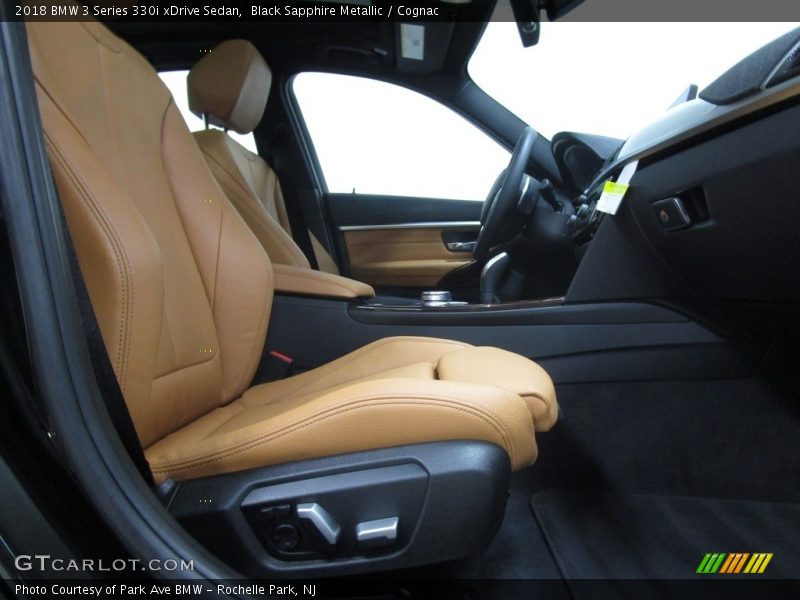 Black Sapphire Metallic / Cognac 2018 BMW 3 Series 330i xDrive Sedan