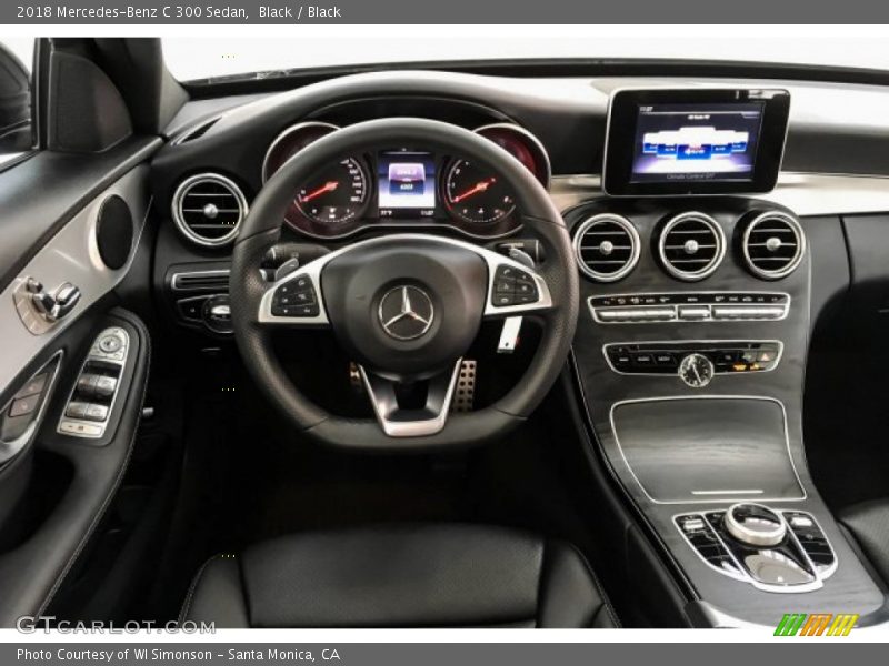 Black / Black 2018 Mercedes-Benz C 300 Sedan