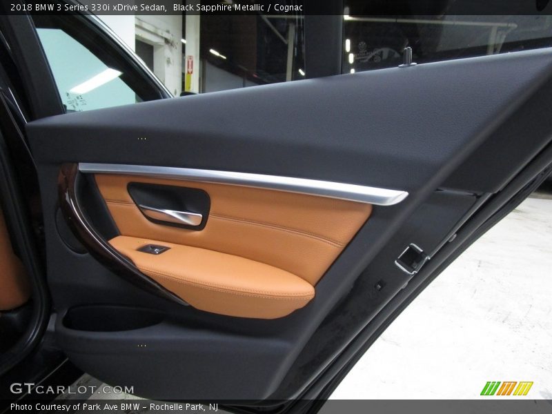 Black Sapphire Metallic / Cognac 2018 BMW 3 Series 330i xDrive Sedan