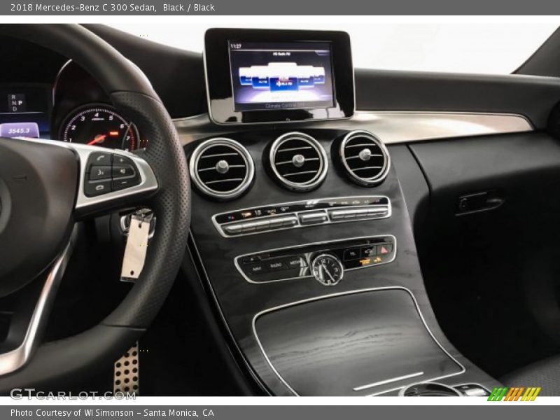 Black / Black 2018 Mercedes-Benz C 300 Sedan
