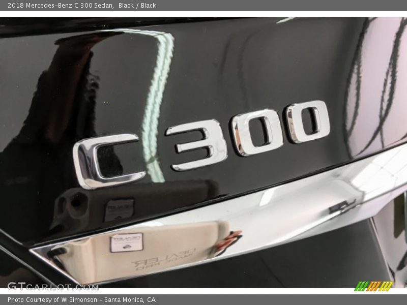 Black / Black 2018 Mercedes-Benz C 300 Sedan