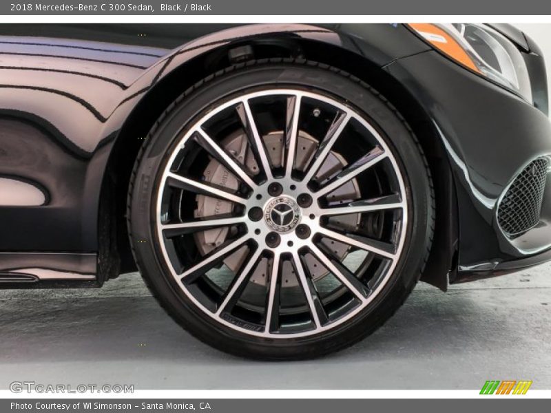 Black / Black 2018 Mercedes-Benz C 300 Sedan