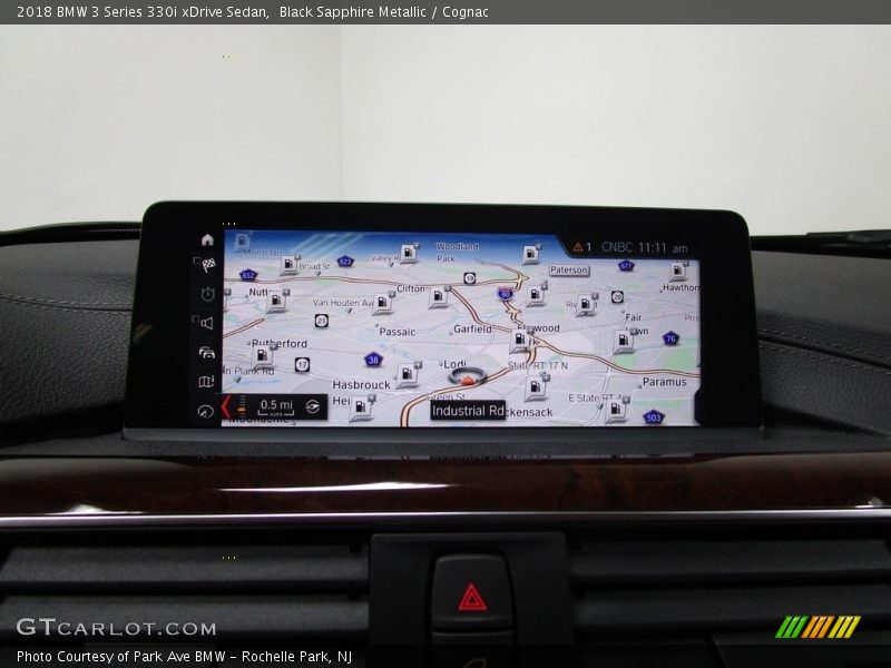 Black Sapphire Metallic / Cognac 2018 BMW 3 Series 330i xDrive Sedan