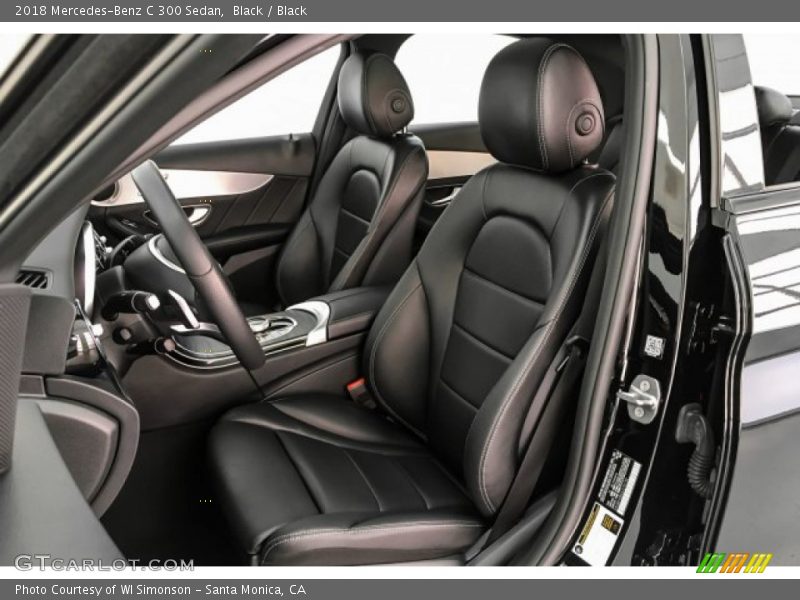 Black / Black 2018 Mercedes-Benz C 300 Sedan