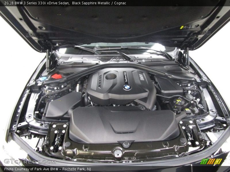 Black Sapphire Metallic / Cognac 2018 BMW 3 Series 330i xDrive Sedan