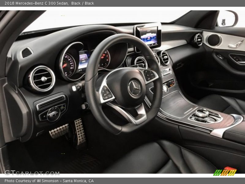 Black / Black 2018 Mercedes-Benz C 300 Sedan