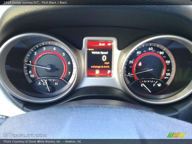 Pitch Black / Black 2018 Dodge Journey SXT