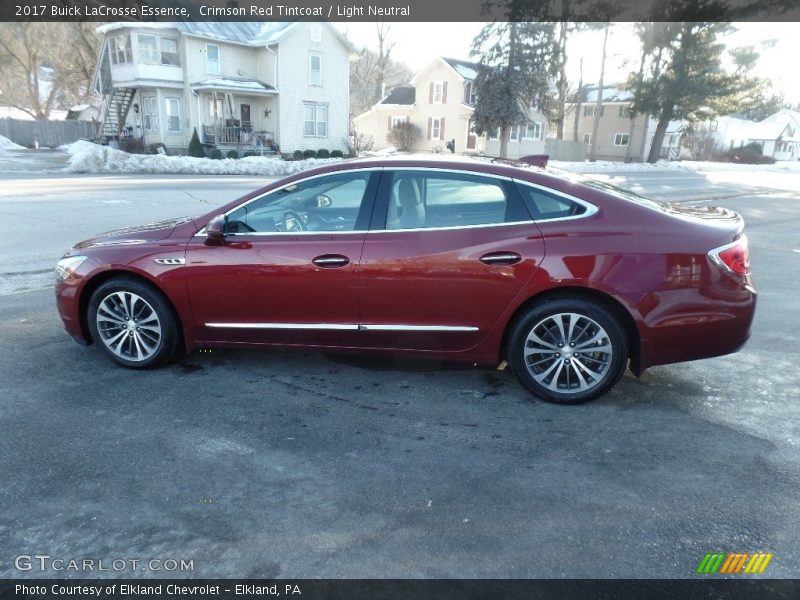 Crimson Red Tintcoat / Light Neutral 2017 Buick LaCrosse Essence
