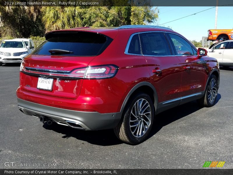 Ruby Red / Cappuccino 2019 Lincoln Nautilus Reserve