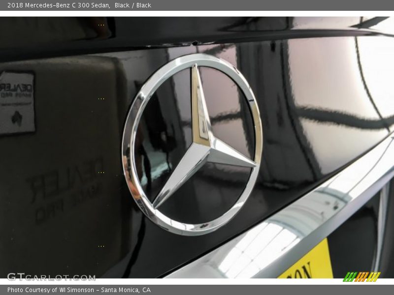 Black / Black 2018 Mercedes-Benz C 300 Sedan