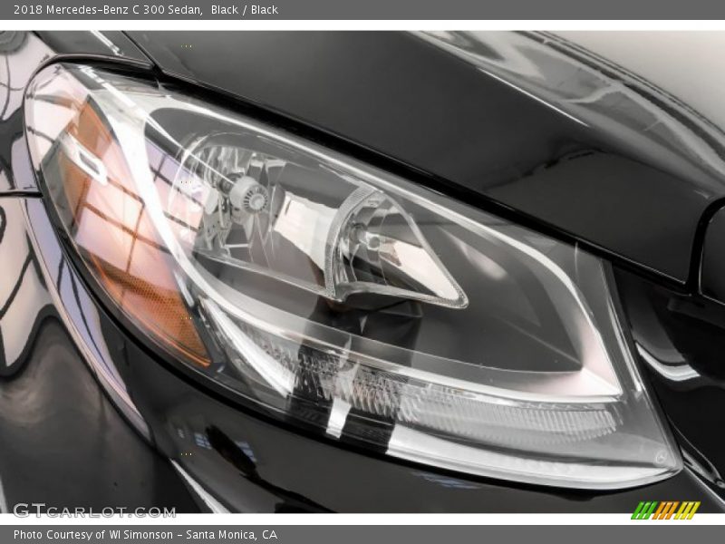 Black / Black 2018 Mercedes-Benz C 300 Sedan