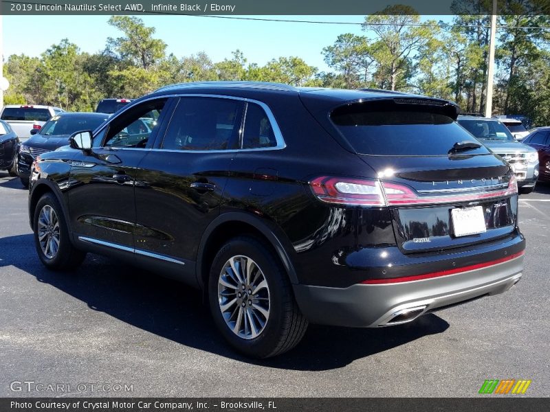 Infinite Black / Ebony 2019 Lincoln Nautilus Select AWD