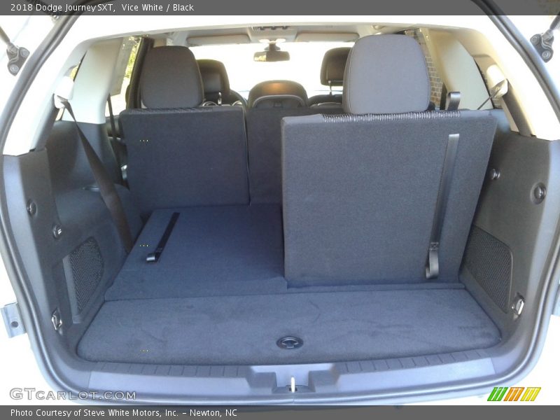 Vice White / Black 2018 Dodge Journey SXT
