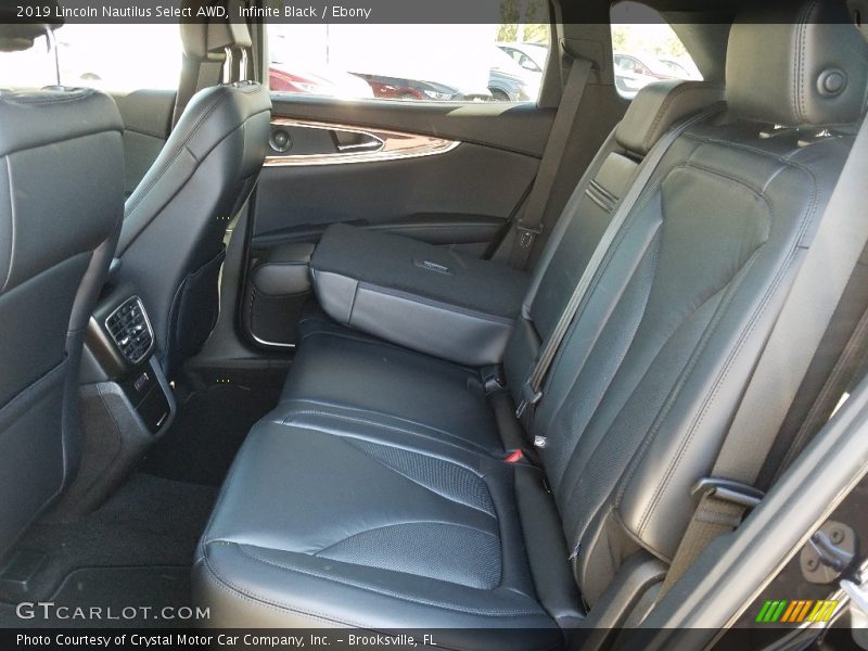 Rear Seat of 2019 Nautilus Select AWD