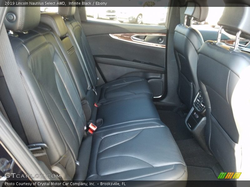 Rear Seat of 2019 Nautilus Select AWD